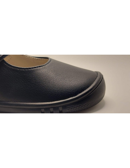 Zapato colegial respetuoso Piruflex para niña en color negro o azul marino