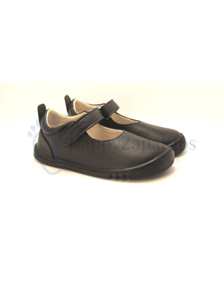 Zapato colegial respetuoso Piruflex para niña en color negro o azul marino