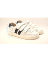 Zapatilla deportiva colegial Piruflex para niño | niña | unisex en color blanco, negro y azul marino